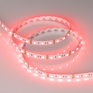 Лента RT-B60-10mm 12V RGB (14.4 W/m, IP20, 5060, 5m) 012340(2), Светодиодная лента RT-B60, открытая. Светодиоды 5060, 60 шт/м (300 шт на 5 м), белая плата, ширина 10 мм, скотч 3M. Цвет RGB, угол 120°. Питание 12V, мощность 14.4 Вт/м (72 Вт на 5 м). Размеры 5000x10x2.2 мм. Мин. отрезок 50 мм, 3 светодиода. Цена за 1 м.