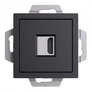 ATLASDESIGN РОЗЕТКА HDMI, механизм, КАРБОН ATN001080