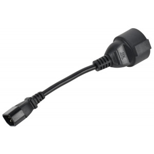 Адаптер PDU 3х1,5 10см с разъёмами C14-Schuko PC-C14D-10CM