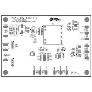 MAX17682EVKITC#, Макетные платы и комплекты - ARM Evkit for MAX17682 configured for Three Phase Inverter Gate Drive Isolated Power Supply Solution