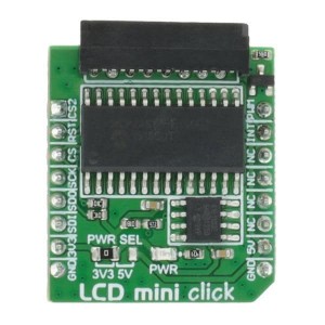 MIKROE-2453, Средства разработки визуального вывода LCD mini click