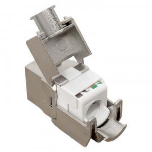 Модуль Keystone TERACOM CS Cat.6 экранированный STP 110 IDC 180 градусов самозажимной (Toolless) TRCS-KSTN-T180D-6STP