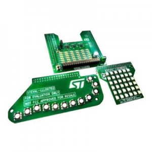 STEVAL-LLL007V1, Средства разработки схем светодиодного освещения  Evaluation kit for the LED1202 12-channel low quiescent current LED driver