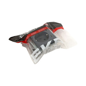 Механизм розетки с USB-C - 2шт, 16А, с заземлением, со шторками, графит Эпика EKF UP1-SOG-111-2USBC