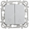 FLITE Выключатель жалюзи 10А ВЖ52-2-0-ФлА алюминий IEK FI-V15-0-10-1-K47