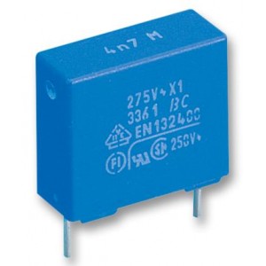 BFC233610224, Пленочный конденсатор X1 0,22мкФ 630VDC/275VAC ±20% 26х10х19,5мм 105°C