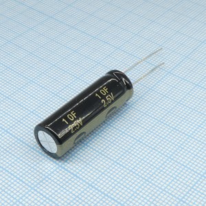 EECHZ0E106, Ионистор 10F 2.5V -20% to 40% радиальные выводы 5mm 1000h 70C