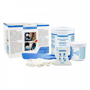 wcn10050020, 10000023 WEICON B (2 кг) Эпоксидный композит жидкий, наполненный сталью