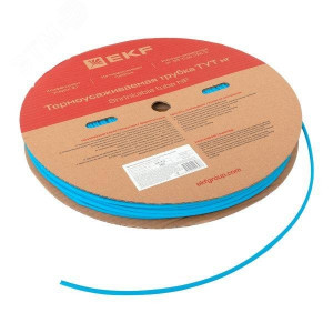 Термоусаживаемая трубка ТУТ нг 4/2 синяя рулон PROxima tut-4-g