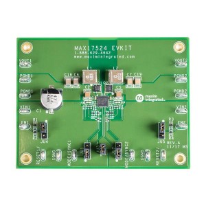 MAX17524EVKIT#, Средства разработки интегральных схем (ИС) управления питанием MAX17524 EV KIT