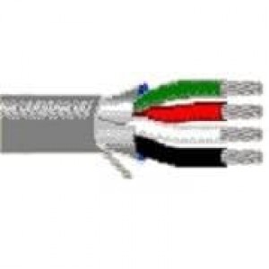 9418 060500, Многожильные кабели 18AWG 4C SHIELD 500ft SPOOL CHROME