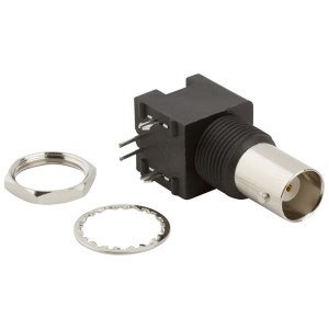031-5538-10RFX, РЧ соединители / Коаксиальные соединители R/A PCB JACK 50 ohm DIE CAST BLK HSING