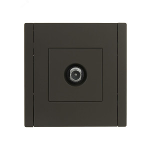 FORTE&PIANO Розетка TV проходная FP329 серый IEK FP-A10-P-K03