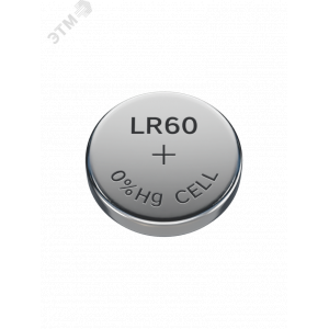 Элемент питания алкалиновый "таблетка" LR60/AG1 для часов (блист.10шт) KOCG1(LR60)10BL