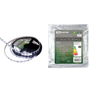 Лента светодиодная SMD5050-30-20-12-72-6000 30LED/м, IP20, 12В, 7.2Вт, 6000К, (У) SQ0331-0148