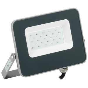 Прожектор LED СДО 07-20B blue IP65 серый LPDO7B-01-20-K03