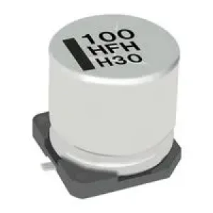 EEEFH1E471L, Конденсатор алюминиевый электролитический SMD 470мкФ 25В ±20% (10 X 10.2мм) 0.15Ом 850мА 10000час 105°C лента на катушке