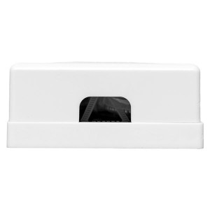 Розетка настенная TERACOM кат.5E неэкранированная 2 порта RJ-45 Dual IDC бел. TRC-WBOX-2RJ45-5EUTP-WH