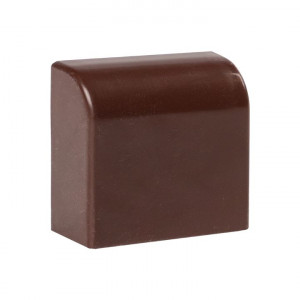 Заглушка (40х16) (4 шт) темное дерево EKF-Plast