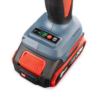 Винтоверт SB-20-230 серия ПРОФИ, Винтоверт ударный аккумуляторный 20V бесщеточный с быстрозажимным патроном 1/4 НЕХ, 2 аккумуляторные батареи: Li-ion, 20 В/2Ач, з/у