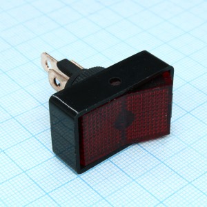 ASW-11D/R, Переключатель с подсветкой ON-OFF (20A 12В)