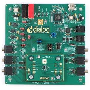 DA7212-EVAL, Средства разработки интегральных схем (ИС) аудиоконтроллеров  DA7212 EVAL Kit