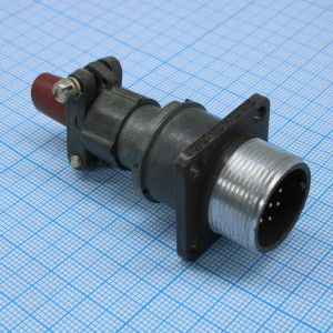 2РМТ18БПН7Ш1В1В, Соединитель  цилиндрический низкочастотный негерметичный