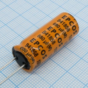 B41858C6687M000, Конденсатор радиальный алюминиевый 680мкФ 50В ±20%
