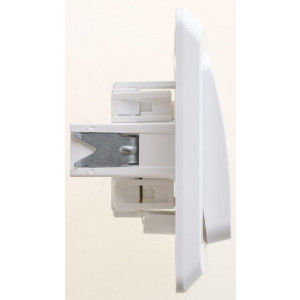 Выключатель 2-кл. СП Этюд 10А IP20 с подсветкой бел. SE BC10-006B