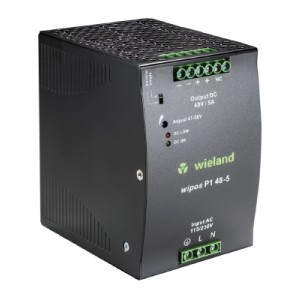 Блок питания WIPOS P1 48-5, Источник питания, однофазный, 48 V / 5 A, 480 W; диапазон входных напряжений: 115/230 V AC, 210 – 375 V DC; габариты (мм): ширина x высота x глубина: 83.5 x 124.5 x 123.6; вес 1,38 кг; монтаж: на DIN рейку, температура окружающей среды –40°C…+70°C
