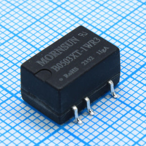 B0503XT-1WR3, Преобразователь DC/DC мощность, Вт: 1 вход 5В выход 3.3В изоляция: 1500В