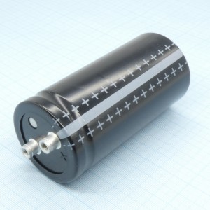 B41560A8229M000, Алюминиевый электролитический конденсатор 63В 22000мкФ ±20% (51.6х105.7мм) с резьбовым штифтом 0.016Ом 12000мА 3000час 105°С. В комплект поставки конденсаторов, произведённых после 01.12.2018, гайки/шайбы не входят