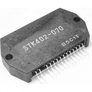 STK402-070, УНЧ 2х40Вт, 20…20000Гц, 6 Ом, ± 30В