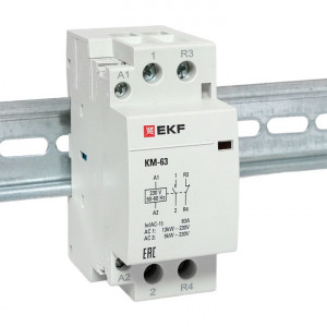 Контактор модульный КМ 63А NО+NC (2 мод.) PROxima km-2-63-11