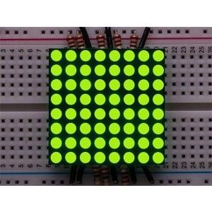 1045, Принадлежности Adafruit  Small 8x8 Bright LED Yellow-Green Matrix