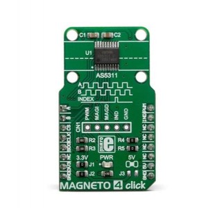 MIKROE-3522, Инструменты разработки магнитного датчика Magneto 4 Click