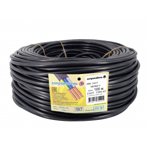 Провод ПВС 2х2.5 черный ТРТС 77055000807