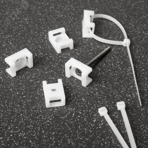 Площадка для крепления стяжки 22х16мм (ПС-2) бел. (уп.10шт) 07-2102-10