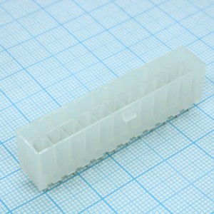 39281243, Разъем провод<-->плата, 24 контактов, Штыревой Разъем 4.2 мм, монтаж в отверстие лоток