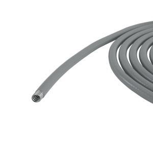Металлорукав DN 20мм в гладкой EVA изоляции, Dвн 20,5 мм, Dнар 27,0, 50 м, цвет серый 607E022