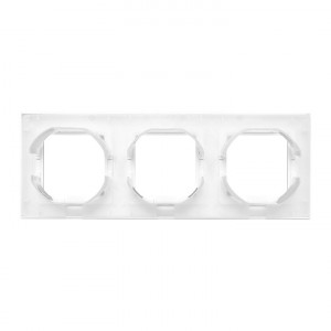 3 - местная рамка, IP44, белая, пластик Эпика EKF UP1-FPW-03-44