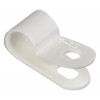 Скоба крепежная 6мм нейлон. бел. (уп.50шт) USK11-06-050-K01