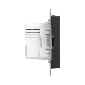 Механизм розетки USB-C - 2шт, ч-рный Эпика EKF UP1-SOB-2USBC