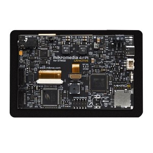 MIKROE-3838, Средства разработки визуального вывода Mikromedia 4 for STM32F4 Capacitive FPI with bezel