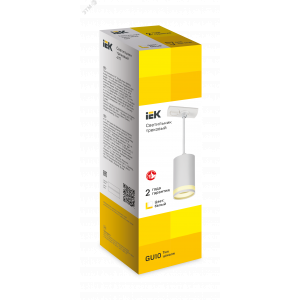 Светильник 4117 декоративный трековый подвесной GU10 бел. LT-UCB0-4117-GU10-1-K01