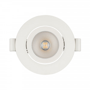Светильник LTD-POLAR-TURN-R80-5W Warm3000 (WH, 36 deg, 230V) 032857, Встраиваемый поворотный светильник 