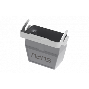 Крышка разъема S16B-CCH-1L.M-M32, Крышка разъема на кабель, типоразмер 16B, высокое исполнение, с уплотнителем, 1 отверстие с резьбой для кабельных вводов M32x1,5, с верхним расположением, с одной защелкой, материал корпуса: алюминиевый сплав