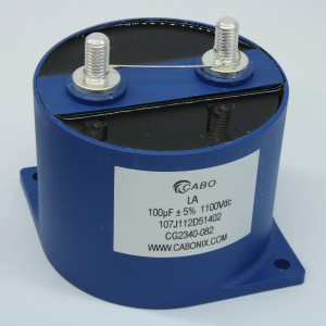 107J112D51402, Силовой плёночный конденсатор 1100В, 100мкФ, 85А, размер 85*65мм