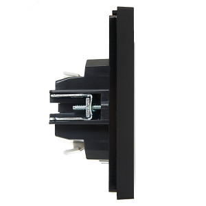 Выключатель проходной 1-кл. СП FORTE&PIANO 10А FP104 с индикацией черн. IEK FP-V12-1-10-1-K02