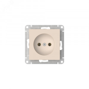 Розетка AtlasDesign 16А без заземл. без шторок быстрозажим. клем. механизм беж. SE ATN000241S